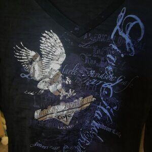 Harley Davidson women semi burn out foil